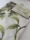 Edith Tablecloth Spring Floral, Oblong Tablecloth, Beach Cottage Chic ￼