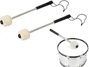 Mallets Percussion,Felt Head Drum Stick - Marching Percussion Mallets Set of 2 for Music Lesson Practice Performance Kids Adults Classroom Concert Orchestra