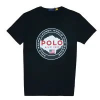 在飛比找Yahoo奇摩購物中心優惠-Ralph Lauren Polo 男性 短袖T恤 黑 18