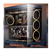 Antec C8 Eatx Matx Itx Seamless Edge View Front Side Usb C Black Case