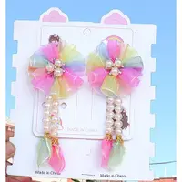 在飛比找ETMall東森購物網優惠-兒童漢服珍珠花朵流蘇中國風頭飾