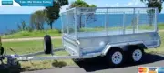 SUPERIOR TRAILERS 10x6 Galvanised Tandem Trailer 2000kg ATM 450mm Sides 900mm Ca