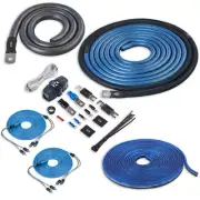 NVX XKIT04 OFC 1/0 Gauge Complete 4-Ch Amplifier Wiring Kit w/ RCA