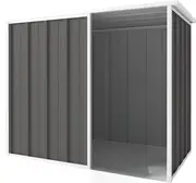 Steel Dog Kennel Slate Grey