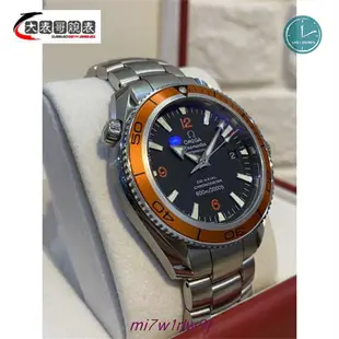 Omega 歐米茄 42mm 橘海馬 台灣貨 Seamaster Planet Ocean 22095000