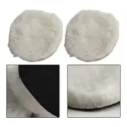 Heavy Cut Woolen Buffer Pads for Car Polisher 4Inch Diameter Pack of 10