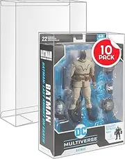 EVORETRO Action Figure Boxed Case Protector for McFarlane DC Multiverse BAF 7-in Figures - 10-Pack 0.40mm Thick Clear PET Plastic Display, Achive-Grade Storage. Keep Your Collection in Mint Condition