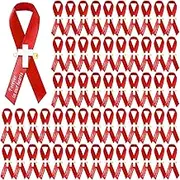 50 Pcs Cross Funeral Ribbons Memorial Ribbon Funeral Pins Classic Memorial Service Respect Personalized Ribbon Bow with Safety Pins and Cross for Mourning Remembrance Day Funeral Event (Red)