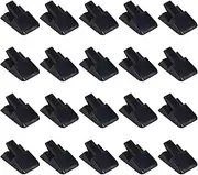lasenersm 20Pcs Small Plastic Ring Holder Plastic Ring Display Clip Plastic Ring Clips Single Ring Display Holder Ring Display Stands Organizer Rings Jewelry Display for Home Ring Trade Show, Black