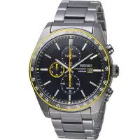 在飛比找Yahoo奇摩購物中心優惠-SEIKO 大黃蜂太陽能計時腕錶(SSC729P1/V176