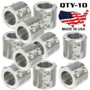 10 - Steel Universal Weld On Bar Clamp 1-1/4" Roll Cage Fabrication Mount 4 Bolt