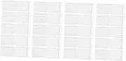 25Pcs Wax Melt Containers Compartment Clamshells for Candle Supplies Durable Wax Melt Dispenser for DIY Candle Making and Storage