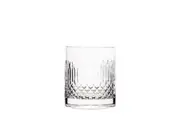 4pc Luigi Bormioli Diamante DOF 380ml Whisky Glasses Set Drink Tumbler Clear