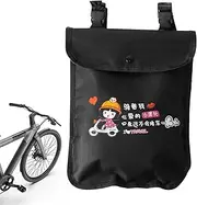 Scooter Handlebar Bag - Electric Scooter Bag | Waterproof Oxford Tube Pouch, Electric Cycle, Multi-Functional Front Pouch, Large Capacity Riding Accessories for Men Women Biike