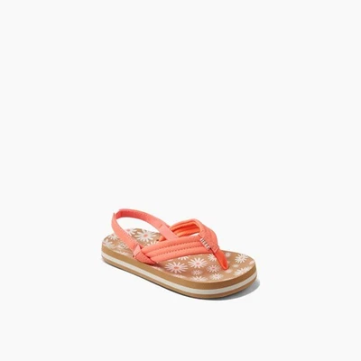 REEF Unisex Kids' Little Ahi Flip Flops Daisy - CJ2840, Daisy