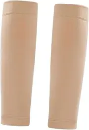 FRCOLOR 1 Pair Compression Socks Calf Socks Compression Stockings Compression Calf Sleeve Calf Sleeves for Men Football Leg Sleeves Shin Sleeves Youth Leg Sleeve for Men Nylon Beige