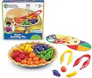 Learning Resources Super Sorting Pie, Fine Motor Toy, Early Number, Patterns, 68 Pieces, Grades Pre-K/Ages 3+