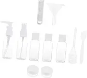 Vaguelly 12Pcs Empty Travel Bottles Lightweight Pet Spray Lotion Holders for Shampoo Facial Products and Toiletries Refillable and Portable for Travel