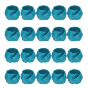 50pcs Thread Spool Saver Spool Huggers Silicone for Sewing Machine, Blue