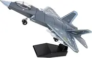 DIY J35 Fighter Jet Airplane Assembly Blocks Educational Model Plane Collection High Simulation Aeroplane Miniature Kids Toy