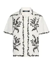Jacquemus Curly Mimosa Bowling Shirt IT44,IT46 White