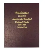 Dansco Coin Album 8147 National US Parks ATB Quarters w/ Proofs 2016-2021 6 Page