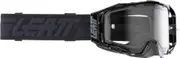Leatt Velocity 6.5 Stealth 2024 Motocross Goggles, black-grey for Men One Size Black Grey