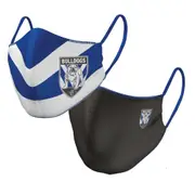 Canterbury Bulldogs NRL Kids Reversible Washable Face Mask