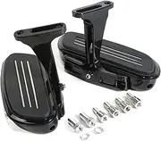 WYJDZSW Streamline Passenger Foot Floor Board Compatible With Harley Touring Road Street Glide Road King Electra Glide CVO 1993-2021