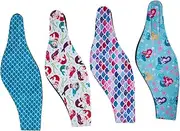 Sosoport 2sets Swimming Headwear Headband for Swimming Protection Earbuds Floating Glasses for Pool Swim Vibes Reusable Stickers Neoprene 4pcs*2