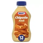 Kraft Chipotle Aioli, 12 fl oz Bottle