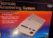 AT&T Remote Answering Machine System #1304 Vintage 1989 Telecommunications