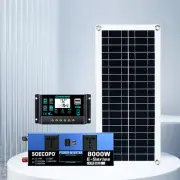 Solar Full Kit 8000W 110V Inverter 200W Solar Panel Home 100A Controller SystDV