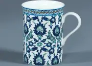 STECHCOL JACOBEAN BLUE Bone China CAN Mug #2