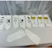 New In Package Lot of 9 DSI Style Plus Large White Cotton Marching Band Gloves