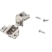 Blum 110-Degree 1-1/4 Overlay Concealed Self Closing Nickel Cabinet Hinge 10 Pcs