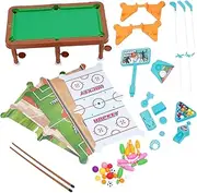 Tabletop Billiard Toy Mini Billiard Game Pool Table for Boys and Girls Indoor Plaything Hand-Eye Coordination Toy