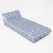 Sunnylife Luxe Lie-On Lounger Float Le Weekend - Navy