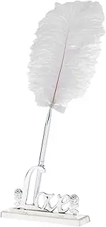 Garende Quill Feather Signing Pen with Stand for Wedding Reception