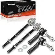 A-Premium Set of 4, Front Inner Outer Tie Rod End Kit, Compatible with Ford Taurus 2010-2016, Flex 2010-2015 & Lincoln MKS 2010-2016, MKT 2010-2016