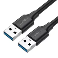 在飛比找博客來優惠-綠聯 USB3 A 公對公傳輸線 (1M 圓線)