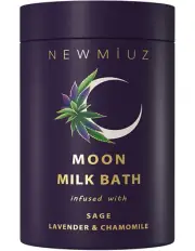 Cleansing Sage Moon Milk Bath Soak - Lavender Chamomile - Moisturize & Soften Sk