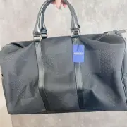 Kenzo Boston 2Way Shoulder Bag Large Capacity Black Nylon Stylish Design Functio