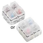 Tester Cherry MX Kailh Switches Black Red Brown Blue 4 Keys Translucent