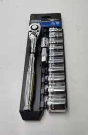 DieHard 1/2 Drive Socket Ratchet Extension Metric 12-Point Chrome DHP55146