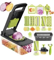 Vegetable Chopper 16 In 1 Veggie Cutter Slicer Multi-Functional Kitchen Gadgets