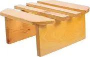 WESIEVYA Japanese Style Wooden Foot Bath Stool Bath Stool for Adults Foot Rest Stool Step Stool for Kids Garden Stool Small Stool