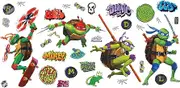 Teenage Mutant Ninja Turtles Mutant Mayhem Characters Peel and Stick Wall Decals