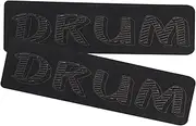 UPKOCH Silicone Drum Hoop Protector 2pcs Drum Foot Pad for Kick Drum and Snare Drum Practice Muffling