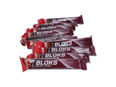 CLIF BLOKS ENERGY CHEWS - BLACK CHEERY WITH CAFFEINE